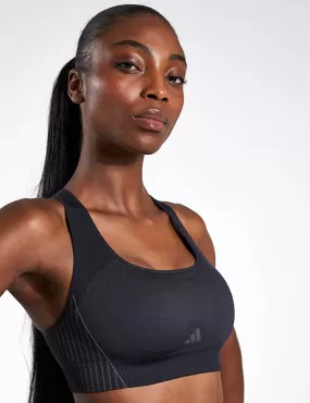 Aeroknit Light-Support Bra - Black/Grey Six