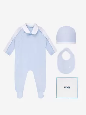 Baby Boys Babygrow Gift Set in Blue