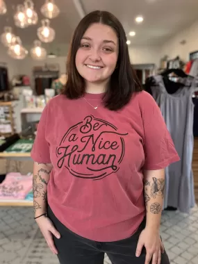 Be A Nice Human Graphic Tee