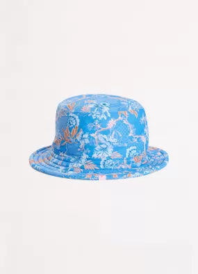 Blue Fuji Girls Bucket Hat - Blue