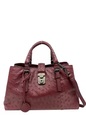 Bottega Veneta Ostrich Small Roma Bag NWT