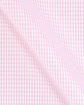 Canclini Argento Pink Mini Check Shirt 3030.w101.0005.f03