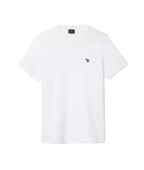 Cotton Zebra Logo T-Shirt - White