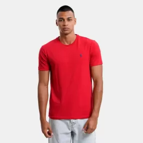 Custom Slim Fit Jersey Crewneck T-Shirt - Red