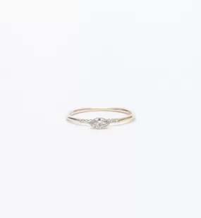 Diamond Marquise Equilibrium Ring