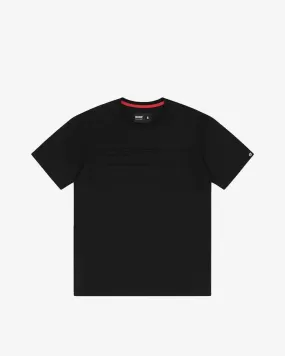 GEEDUP SPORTSMAN EMBOSS TEE BLACK