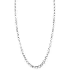 Graduated Diamond Tennis Necklace