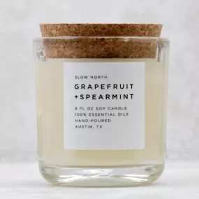 Grapefruit   Spearmint Candle