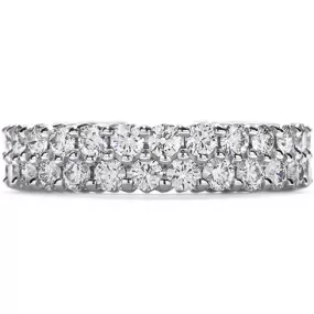 Hearts On Fire Double-Row Eternity Band Right Hand Diamond Ring