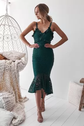 Leanne Dress - Emerald Green