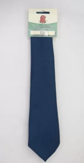 Mens House of Edgar Woollen Tie - Muted Blue