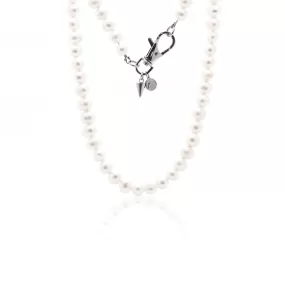 Perla / Necklace / Pearl   Silver