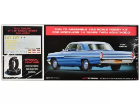 Skill 2 Model Kit 1962 Pontiac Catalina Super Stock 3-in-1 Kit 1/25 Scale Model by AMT