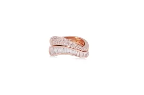 Talay Flow Wave Ring stack of 2